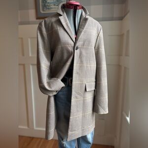 Zara‎ Brown Plaid Blazer Mens Size 38R